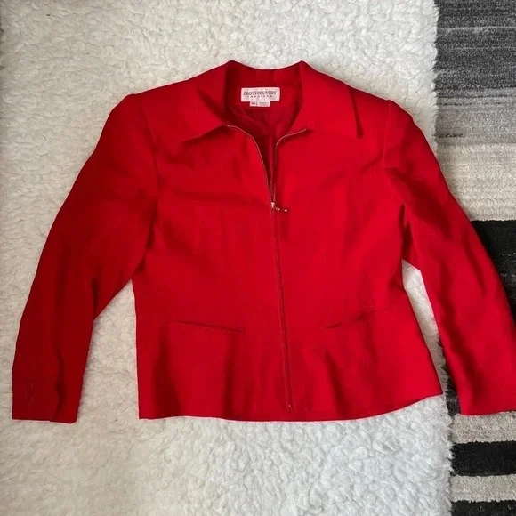 Cross Country Fashions red blazer - size 16 - Picture 8 of 16
